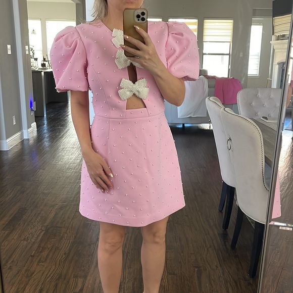 Rebecca Vallance

Veronica Pearl Bow Puff-Sleeve Minidress - Picture 8 of 9